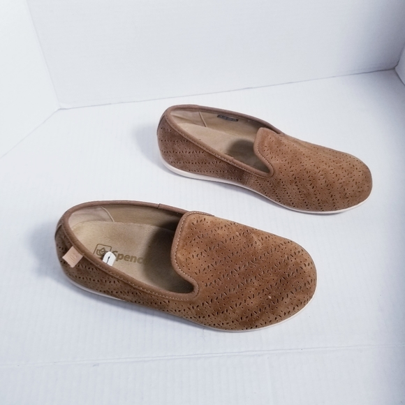 SPENCO WOMEN'S BROWN LOAFERS SIZE 7D (WIDE) - Picture 1 of 10